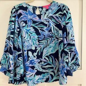 Lilly Pulitzer, Francis top, navy
